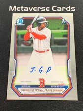 2026 Bowman Chrome Justin Gonzales 1st Prospect Autographs Auto Red Sox #1