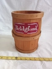bridgford 9" Mini wood Barrel Wooden Keg Whiskey.
