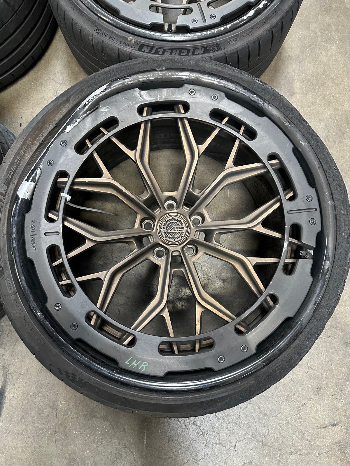 McLaren 720S, AL13 109R Wheel / Rim Set, 20 Front - 21 Rear, Damaged