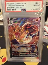 Rapid Strike Urshifu VMAX PSA 10 TG21/TG30 Brilliant Stars Trainer Gallery Holo on eBay