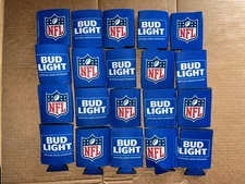 30 Bud Light / NFL Can Koozies  - New - Super Bowl Party