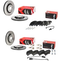 Brembo Xtra Line Bremsscheiben + BremsbeläGe Vorne Hinten Passend FüR Audi A6 C7