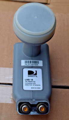 1 DIRECTV KU-BAND LNBF 18LNBR0 DUAL OUTPUT 101 SATELLITE  18'' DISH ANTENNA NEW
