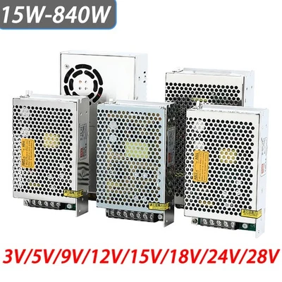 DC Geregelt Schaltnetzteil Transformator 3V 9V 13.8V 15V 18V 28V überwachen - Bild 1 von 4