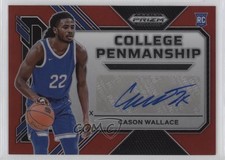 2023-24 Prizm Draft Picks College Penmanship Red 16/99 Cason Wallace Auto 1jn8