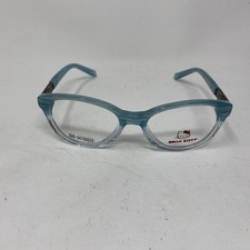 HELLO KITTY KIDS EYEWEAR HK 279-2 45-15-125 BLUE CLEAR FLEX HINGE EYEGLASS B87