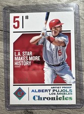 2018 Panini Chronicles ALBERT PUJOLS Pink 10/10 Shortprint! #51