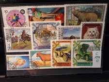 MONGOLEI    BRIEFMARKEN  GESTEMPELT LOT   C  1597