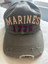 Rapid Dominance Marines 1775 Distressed Cap Hat Olive Green Adjustable