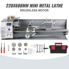 Tornio per Metallo 750 W 220 V Tornio 3000 Giri/Min Tornio per Metallo