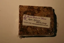  ONE (3oz) BAR OF RAW AFRICAN BLACK SOAP PREMIUM 