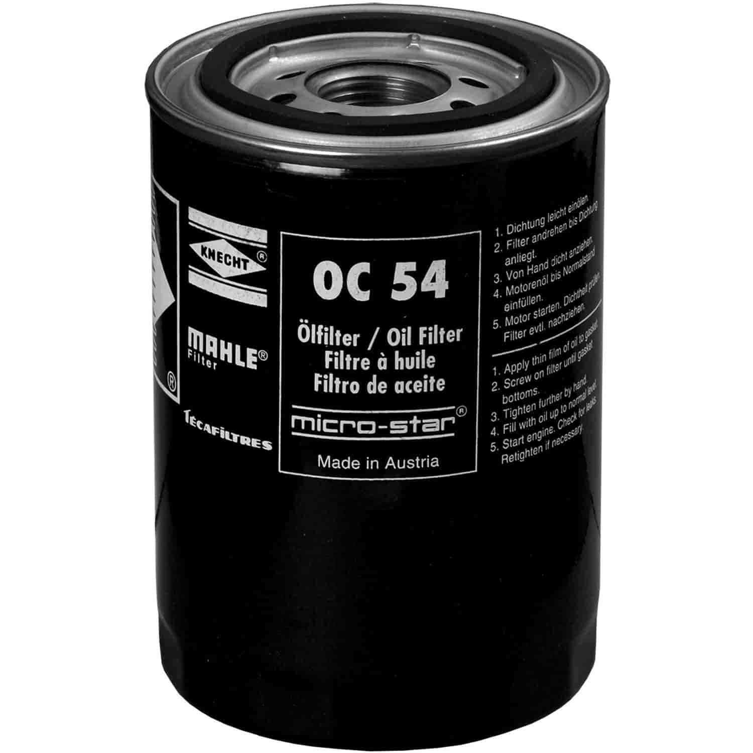 Clevite MAHLE OC54 Mahle Oil Filter