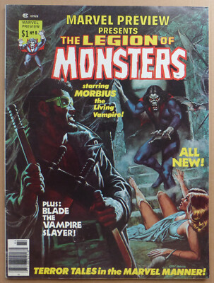 MARVEL PREVIEW PRESENTS 'LEGION OF MONSTERS' #8, ''MORBIUS'' & ''BLADE'', HIGH GRADE