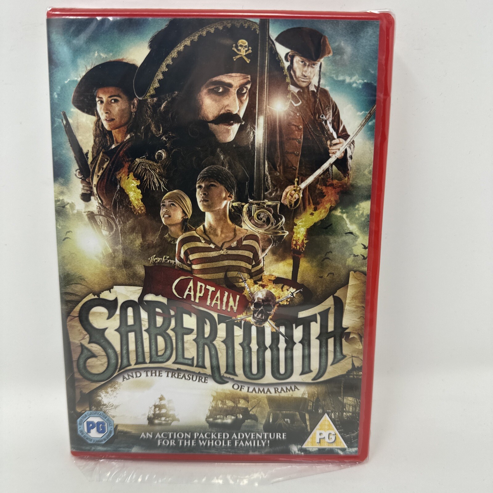 Captain Sabertooth and the Treasure of Lama Rama DVD Brand New & Sealed *FreeP&P