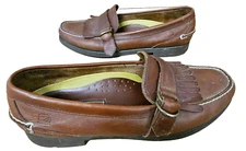 Sperry Top-Sider Wetlands Loafer Shoe Men's Size 10M Brown Leather upper 2S