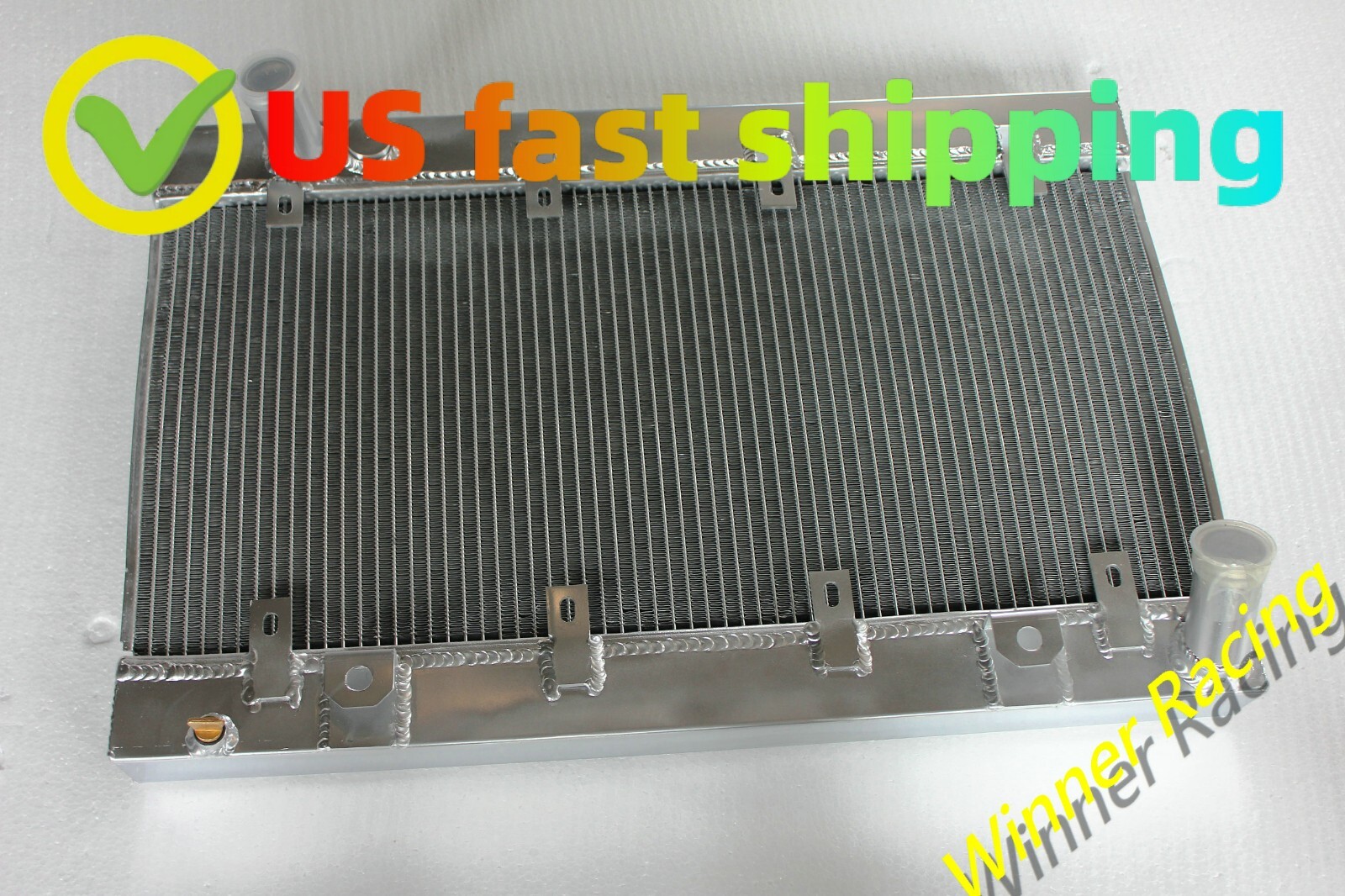 Aluminum Radiator For Ferrari 328 GTB GTS 3.2L V8 MT 1985-1989 56mm