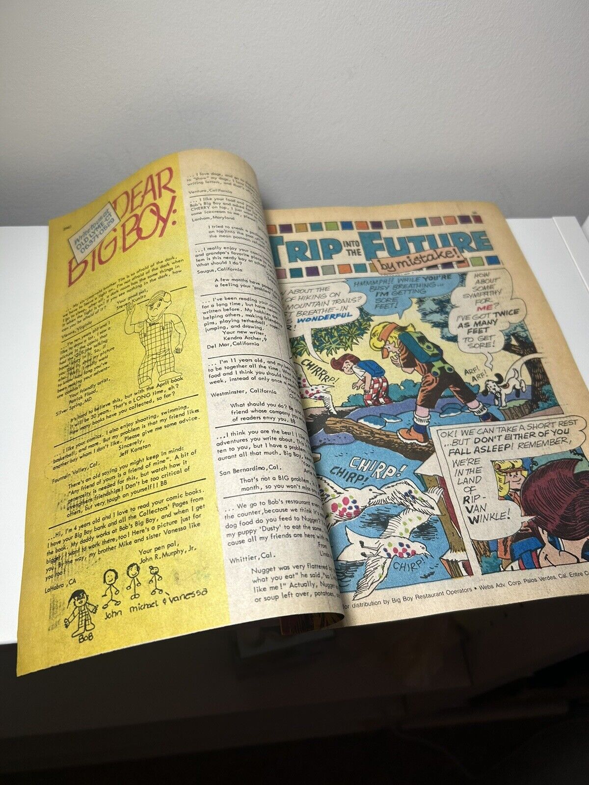 Vintage Comic Book - Adventures of the Big Boy Bob's Family Restaurant No. 357