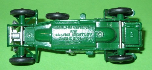 Matchbox Yesteryear / Y5 1929 4.5L Blower Bentley with Green Seats in Type D Box - Picture 9 of 12