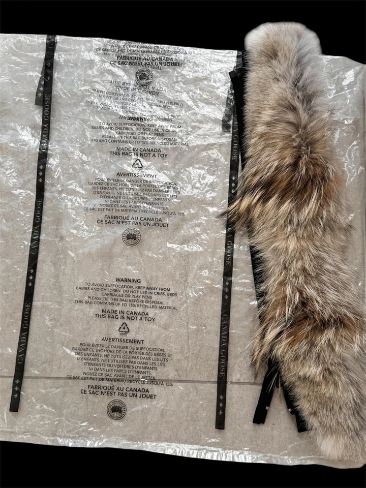 Canada Goose Coyote Replacement Fur23" with framing wire Unisex fur parka MSR295 - Image 4 of 4