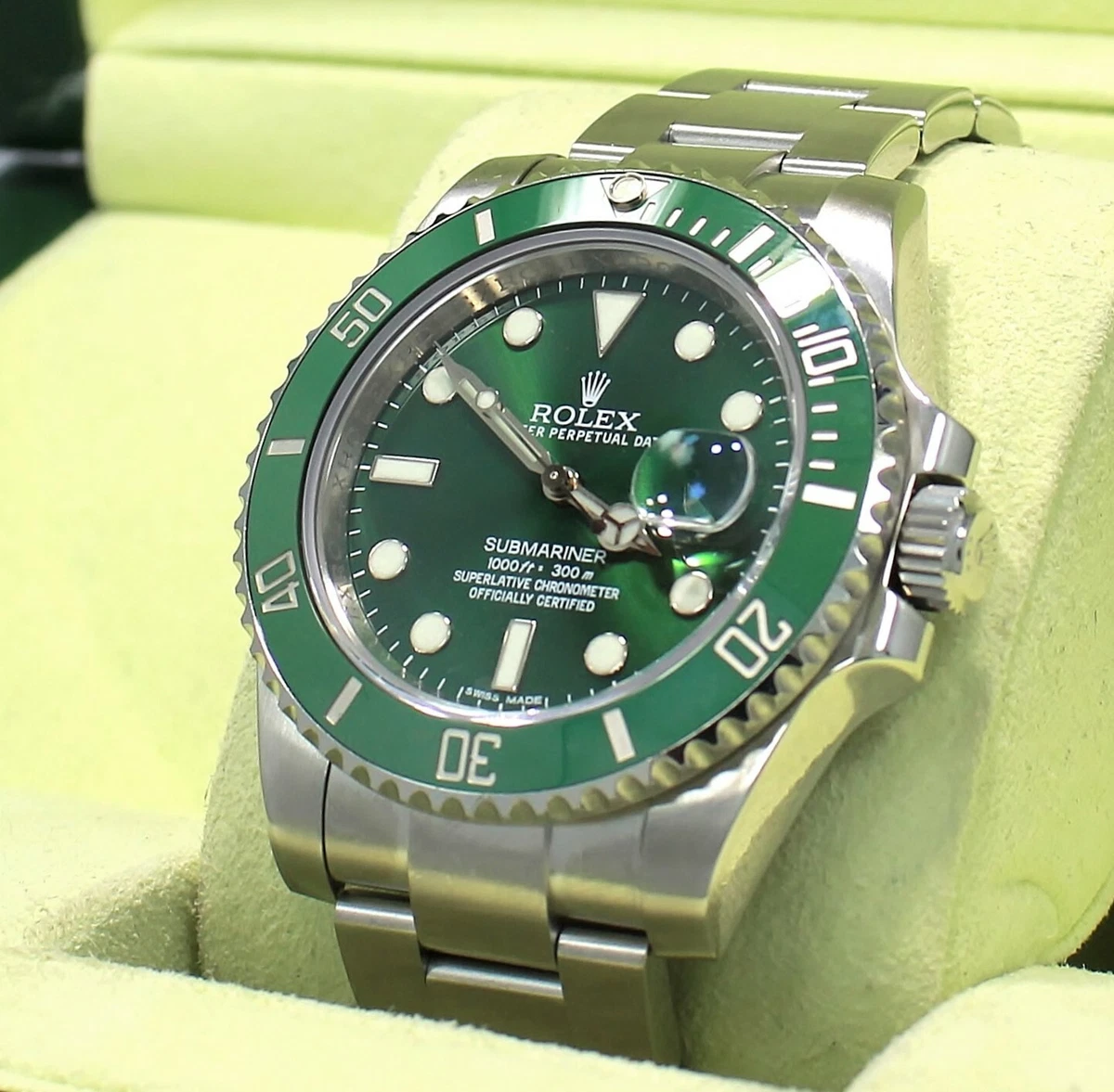 Rolex Submariner 126610LV Watch With Green Ceramic Bezel Debut