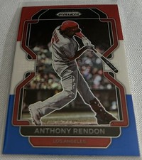 2022 Prizm Baseball Anthony Rendon Los Angeles Angels Red White & Blue Prizm