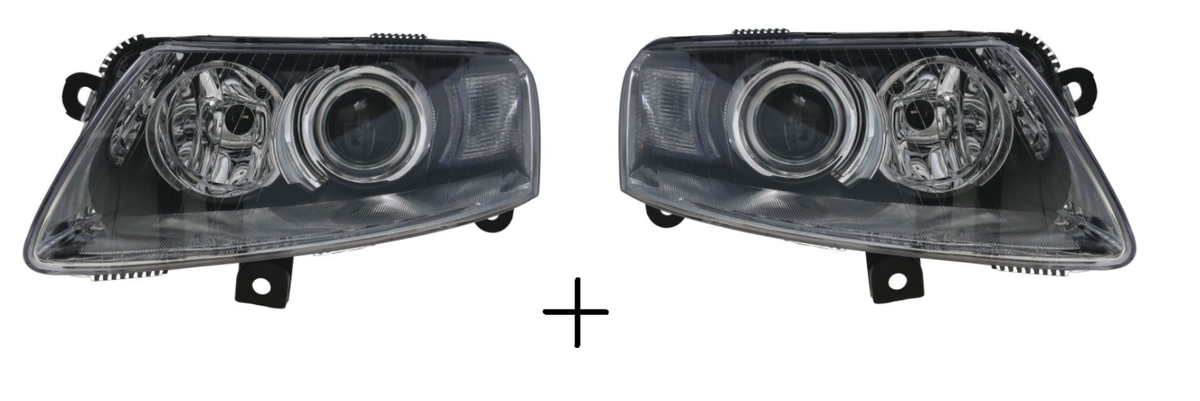 Paire De Phares Avant (D+G) Audi A6 C6 / Allroad C6 – Halogène Chrome – Neuf