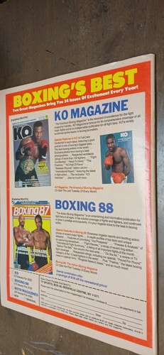 Boxing 88 1988 Hagler Foreman Magazine Herns Spinks Cover - Picture 2 of 2