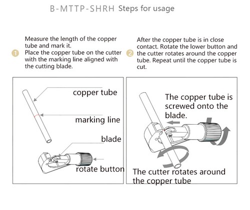 Bykski B-MTTP-SHR Metal Tube Cutter Copper/Aluminum Pipe Roller Blade Cutting - Afbeelding 7 van 8