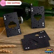 Black Spade Stainless Steel Beer Bottle Opener Wine Bottle Opener Cap Opener Gif