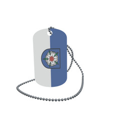 Dog Tag Flag Wirges Dog Tag Aluminium 30 x 50mm