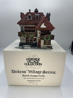 Dept 56 Dickens Village Series David Copperfield Wickfield Solicitor #5550-6