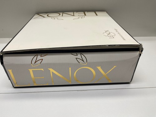 Lenox OPAL INNOCENCE SCROLL GOLD 3 Piece Set Dinner, Salad Plate & Bowl New - Picture 11 of 13