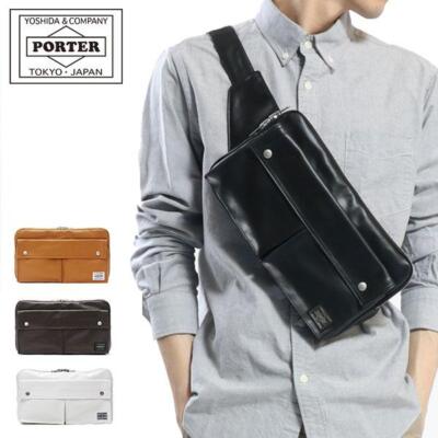 PORTER Yoshida FREE STYLE WAIST BAG 707-07147 White | eBay