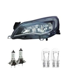 Scheinwerfer links H7/H7 schwarz für Opel Astra J Stufenheck Caravan inkl Lampen