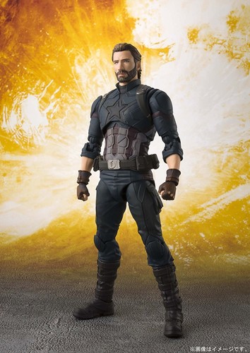 S.H. Figuarts Avengers Captain America Avengers Infinity War 155mm Action Figure - Picture 2 of 6