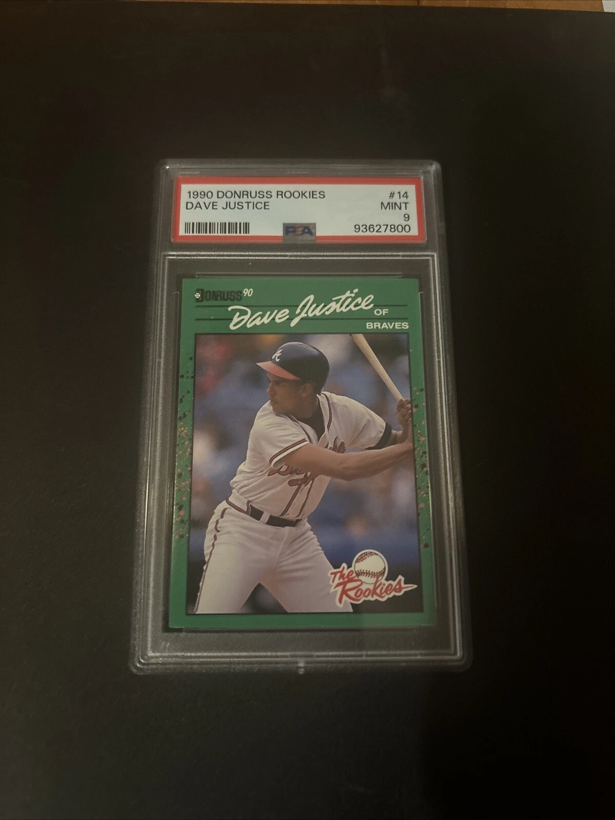 Dave Justice trading card
