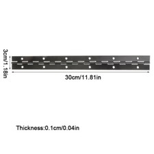 Piano Hinge Stainless Steel Heavy Duty Continuous Hinge Fixed Folding Continuous