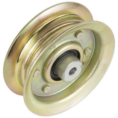 Flat Idler Pulley For John Deere LT Mowers - Fits LT133 To LT180, 38"/42"/48" Decks | Caltric Gold