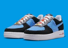 Nike Air Force 1 LV8 AF1 Size 5Y Black White Blue DZ5302 001 New