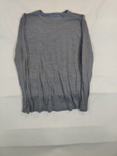 Eddie Bauer Shirt Mens Large Tee Pullover First Ascent Crew Neck Outdoor Gray