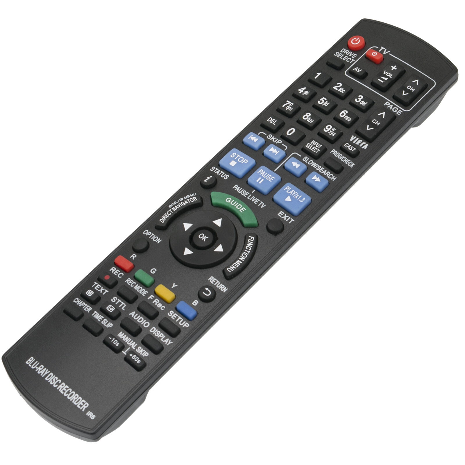 New N2QAYB000475 Replace Remote for Panasonic Blu-Ray Disc DVD Player Recorder