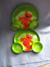 C-240 - Cookie Monster Divided Plate 2ea