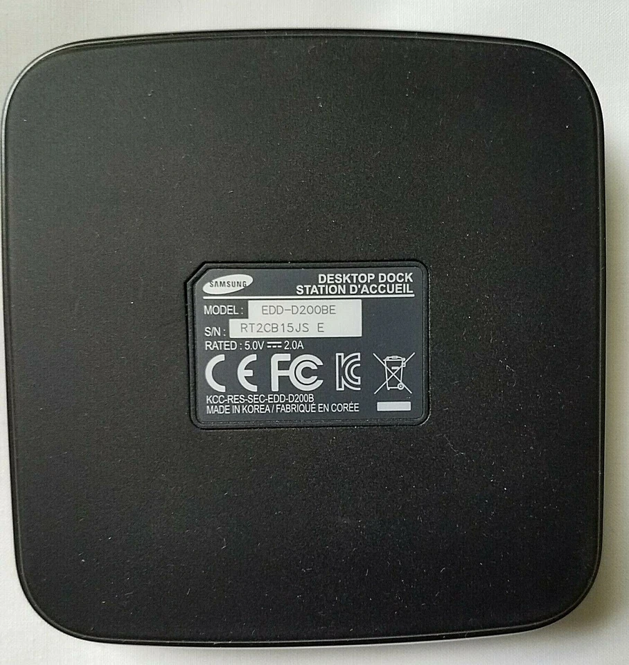 Samsung Galaxy Universal Multimedia Desktop Dock/Charger EDD-D200BEGSTA - Image 3 of 4