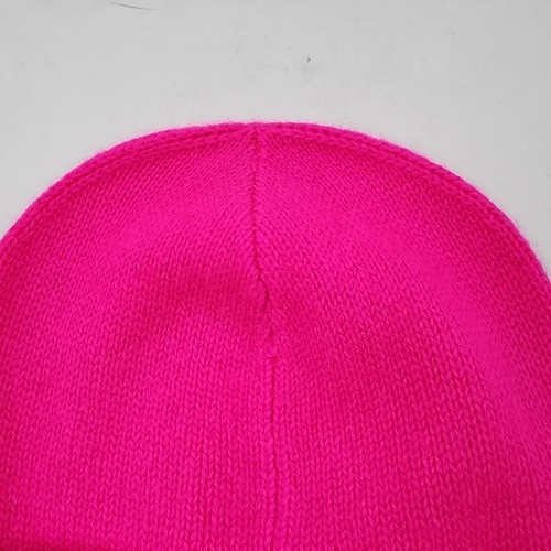 Charter Club Cashmere Cuffed Beanie Hat Women's One Size Pink Flame Solid - Picture 3 of 13