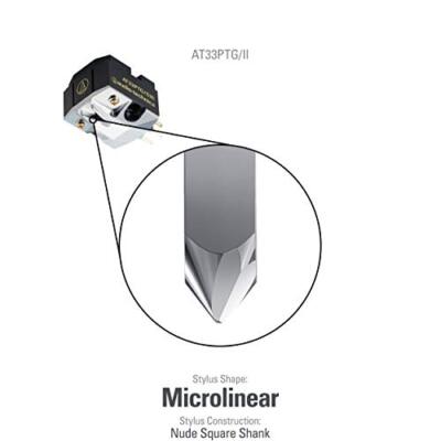 Audio-Technica Moving Coil MC type stereo Cartridge AT33PTG/II