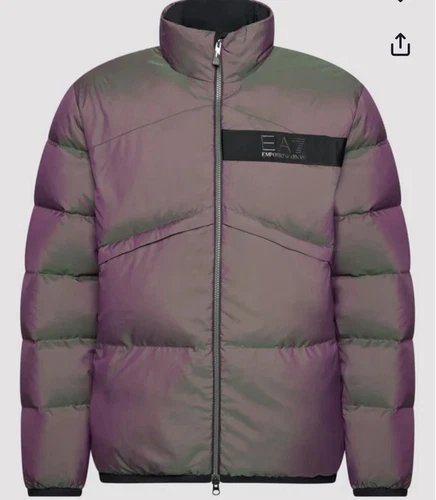 EA7 Emporio Armani PN6MZ 2804 Multicolore Regular Fit Down Jacket Size L