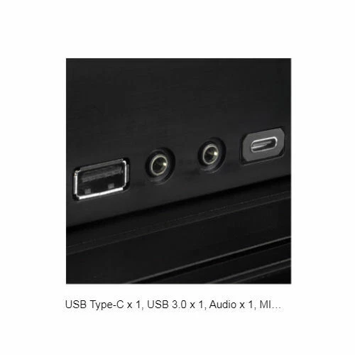 Silverstone SST-ML04B-C (Black, Type-C port) Mini-ITX PS2 ATX HTPC Case - Image 2 of 4