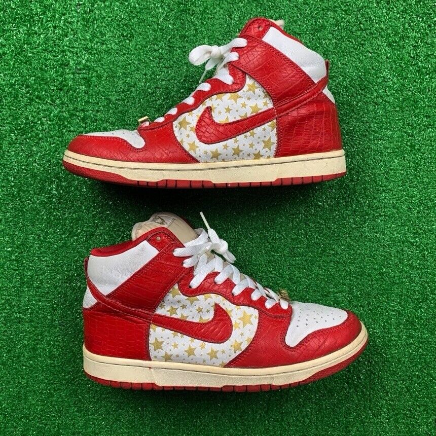 Nike Supreme Dunk High Pro SB Stars Low Red Box Logo