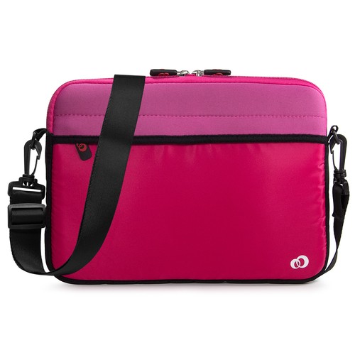 Lightweight Shoulder Strap Messenger Bag for 13 13.3 Slim 14 Laptop Chromebook - Picture 13 of 47