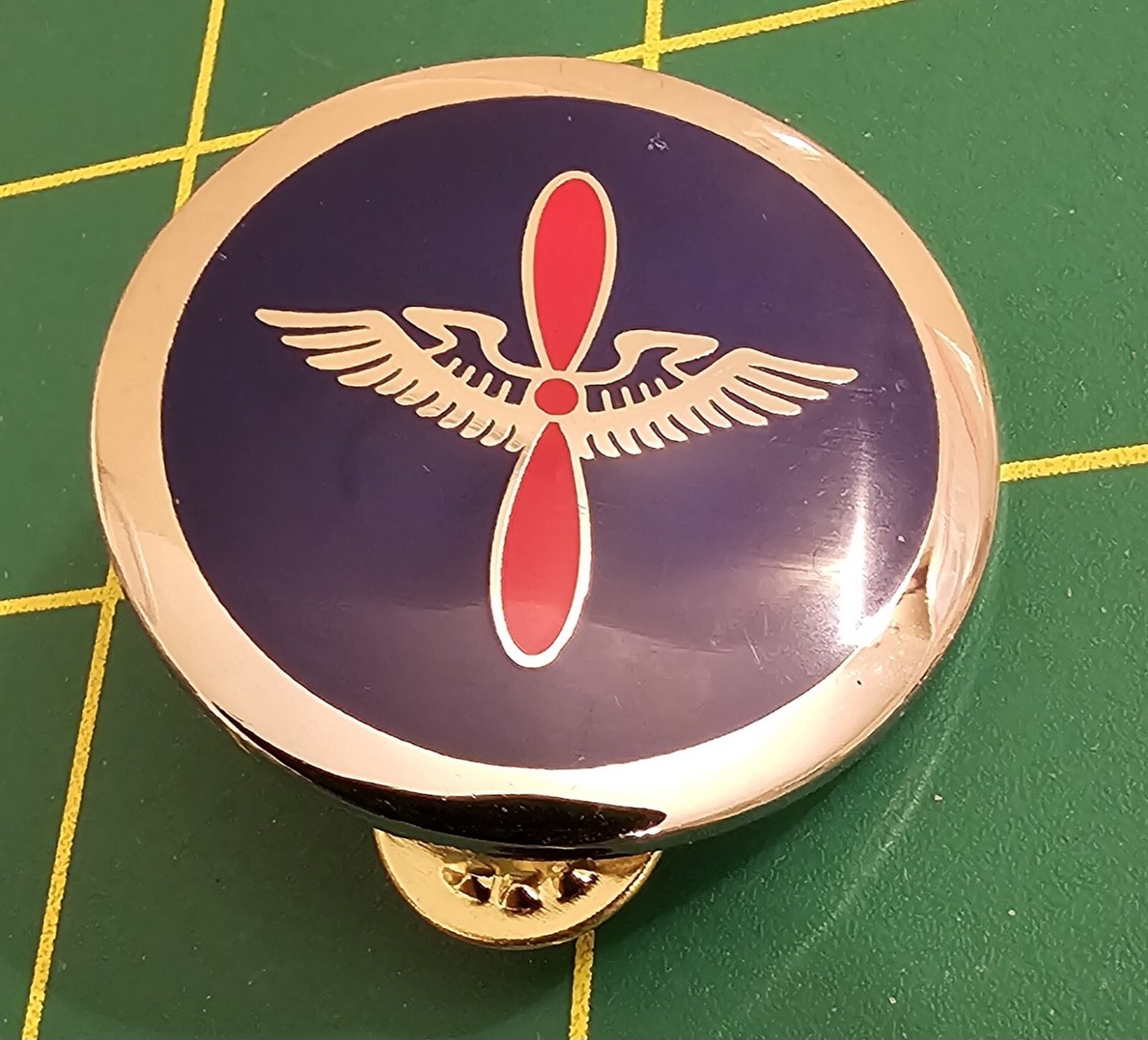 Vintage CAP Civil Air Patrol Cap Device Military Badge Pin Vintage CAP Civil Air Patrol Cap Device Military Badge Pin